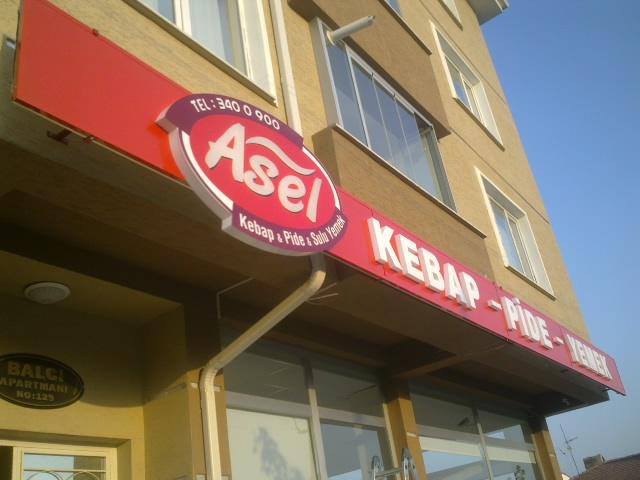 Pleksi Kutu Harf Tabela 3